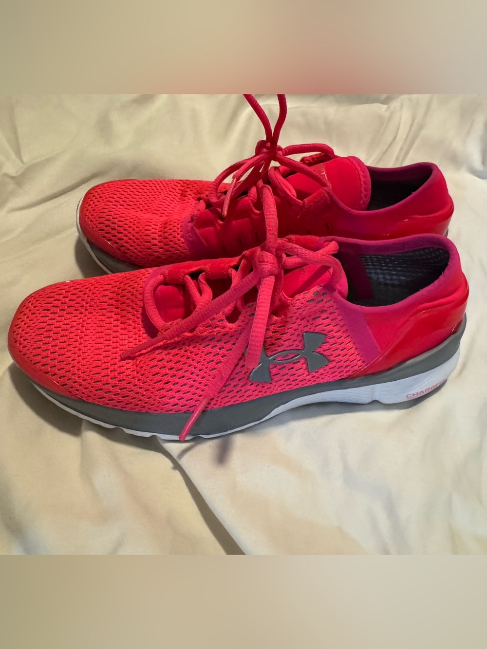 Under Armour Speedform Pink Neon Running Shoes Sneakers 7.5